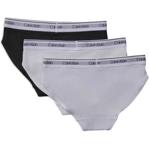 imageCalvin Klein Girls Modern Cotton Bikini MultipackIrridedescentWhiteBlack