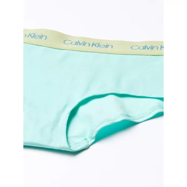 imageCalvin Klein Girls Modern Cotton Hipster Underwear MultipackFrn BlueBchgl