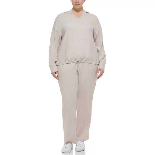 imageCalvin Klein Performance Womens Plus Size Active HoodieNu Beige