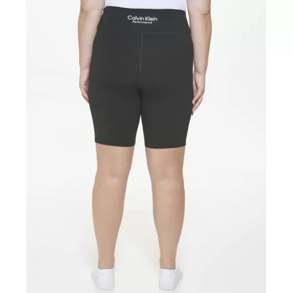 imageCalvin Klein Womens Size Performance Womans Plus Active Bike ShortBlack