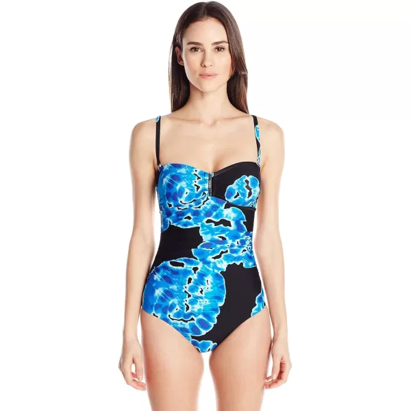 imageCalvin Klein Womens SwimsuitCyan Halo Tie Dye