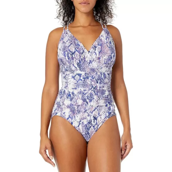 imageCalvin Klein Womens SwimsuitNavy Print