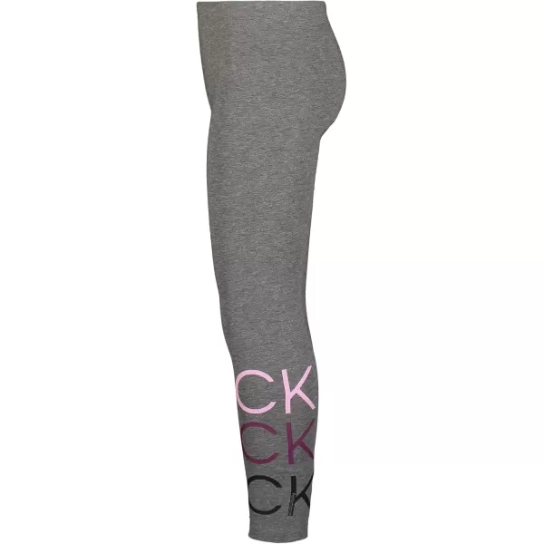 imageCalvin Klein Girls Performance Stretch Legacy LeggingGrey Stacked