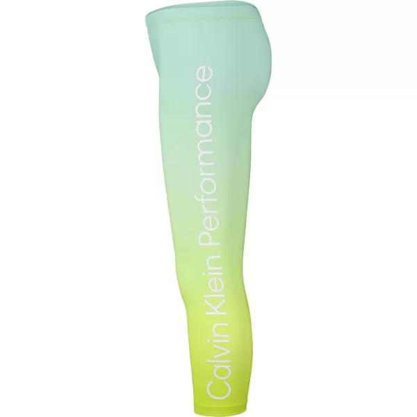 imageCalvin Klein Girls Performance Stretch Legacy LeggingLime Punch