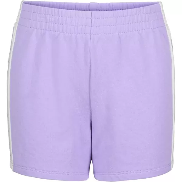 imageCalvin Klein Girls Performance Running Shorts QuickDrying Mesh Elastic Waistband ampamp Pullon StyleViolet Colorblock