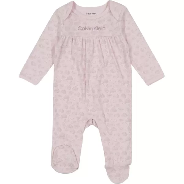 imageCalvin Klein babygirls Footed CoverallFooted CoverallHeavenly Pink