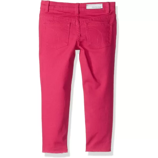 imageCalvin Klein Girls Skinny Fit Stretch Denim 5Pocket JeansFiji Pink