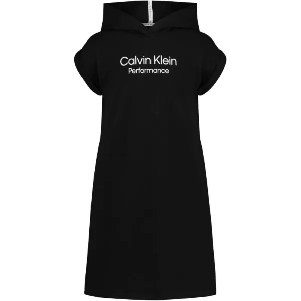 imageCalvin Klein Girls Performance Sport Hoodie Sweatshirt DressBlack 936