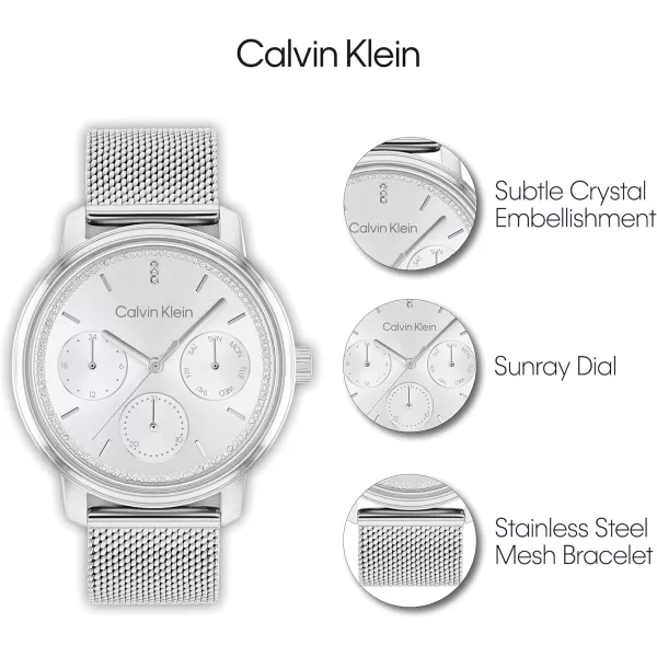 imageCalvin Klein Ladies Watch Selection Radiant MinimalismSilver