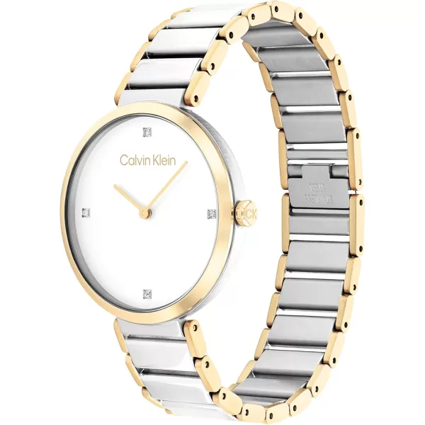 imageCalvin Klein Ladies Watch Selection Radiant MinimalismTwo Tone