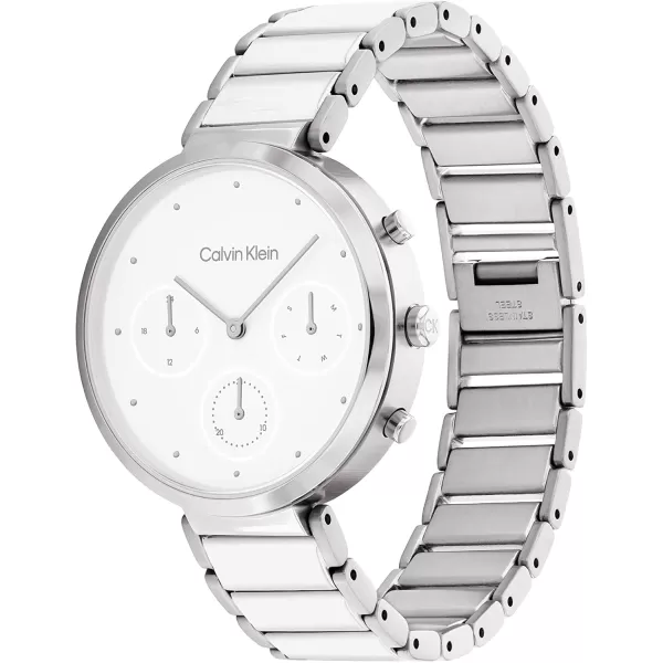 imageCalvin Klein Ladies Watch Selection Radiant MinimalismWhiteSilver