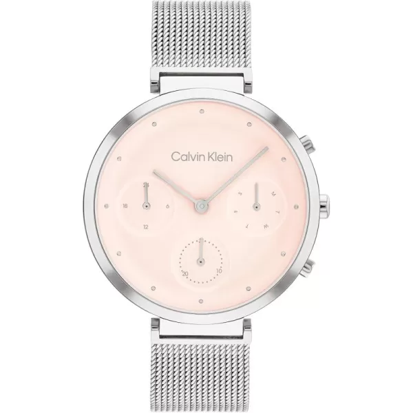 imageCalvin Klein Ladies Watch Selection Radiant MinimalismBlushSilver