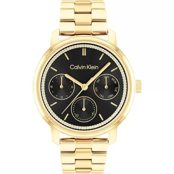 imageCalvin Klein Ladies Watch Selection Radiant MinimalismGold Plated