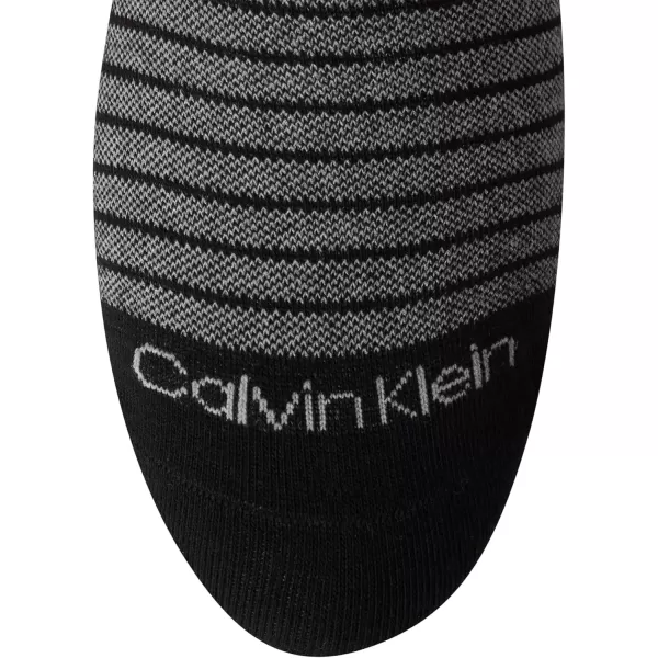 imageCalvin Klein Mens Dress Socks  Luxury and Egyptian Cotton Blend Dress Socks 2 PairBlack Pattern