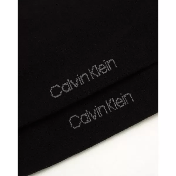 imageCalvin Klein Mens Dress Socks  Luxury and Egyptian Cotton Blend Dress Socks 2 PairDark Black