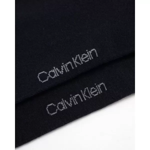 imageCalvin Klein Mens Dress Socks  Luxury and Egyptian Cotton Blend Dress Socks 2 PairDark Navy