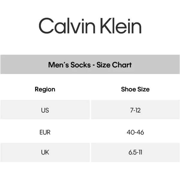 imageCalvin Klein Mens Dress Socks  NonBinding Cotton Crew Socks 3 PackNavyGreyBlack