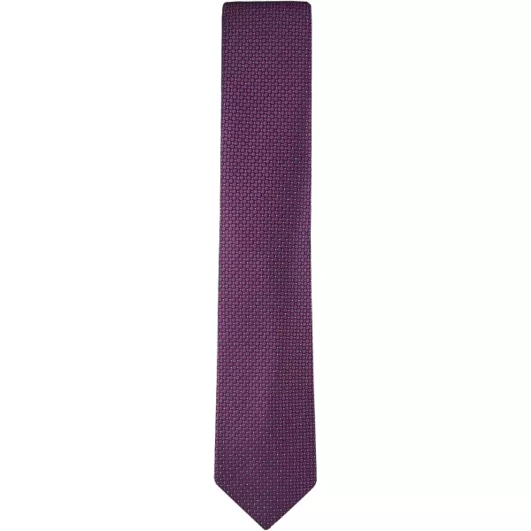 imageCalvin Klein Mens Micro Dot Pattern Tie Standard and Extra Long SizesBerry Micro