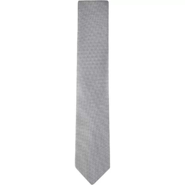 imageCalvin Klein Mens Silver Spun Solid Necktie Standard and Extra Long SizesSilver Spun Solid