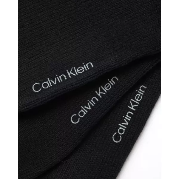 imageCalvin Klein Mens Socks  Lightweight Cotton Blend Crew Socks 6 PairsNavy