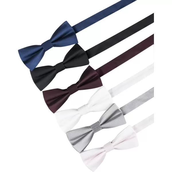 imageCalvin Klein Mens Unison Solid Pretied and Totie Bow TiesNavy
