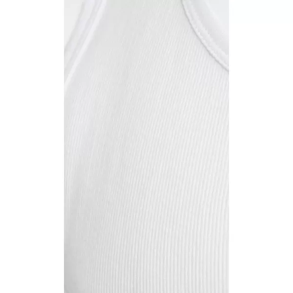 imageCalvin Klein Mens Cotton Classics 5Pack Tanks5 White