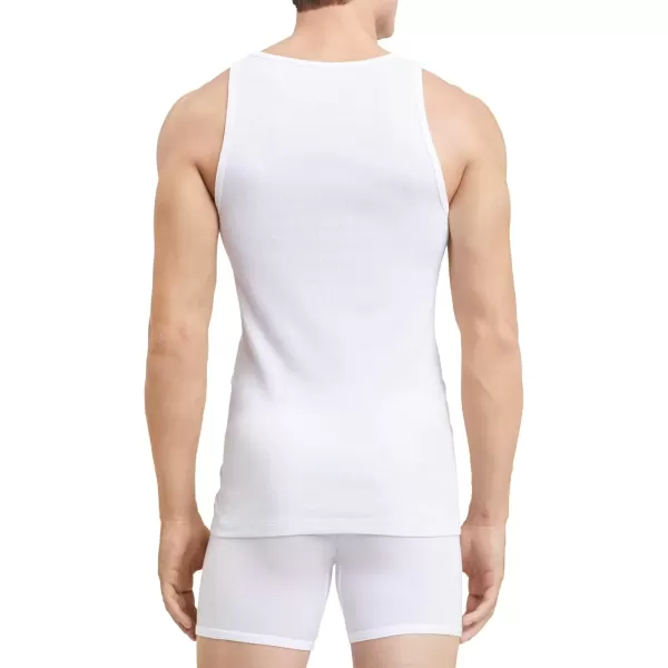 imageCalvin Klein Mens Cotton Classics 5Pack Tanks5 White