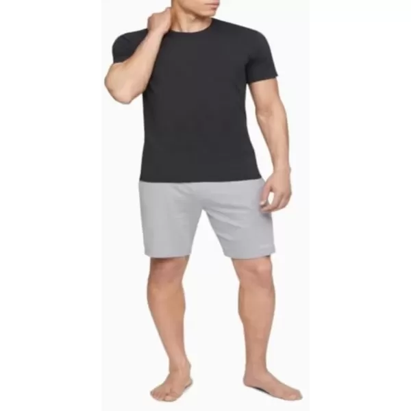 imageCalvin Klein Mens Cotton Stretch 3Pack Undershirts3 Black  Crewneck