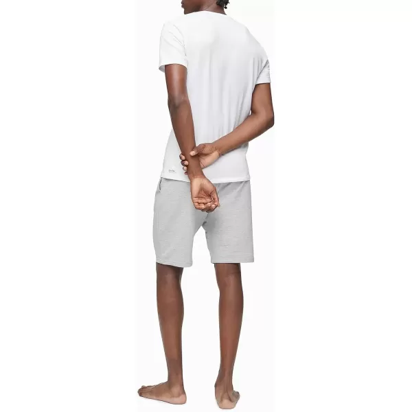 imageCalvin Klein Mens Cotton Stretch 3Pack Undershirts3 White  Vneck