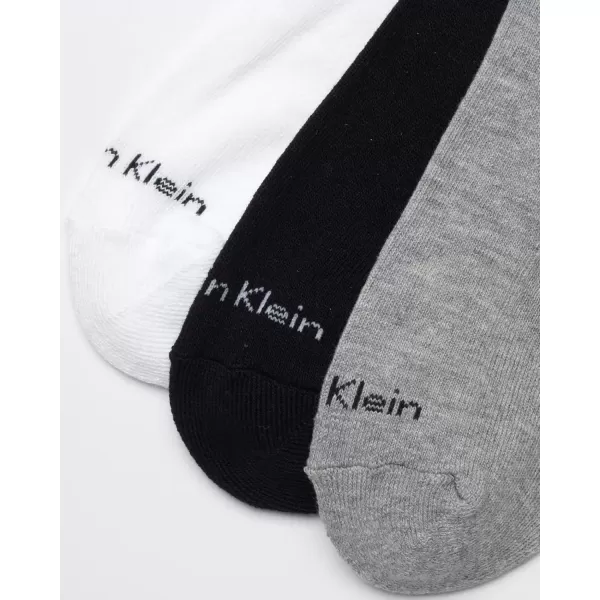 imageCalvin Klein Mens Crew Socks  12 Pack Performance Cushioned Comfort MidCalf Socks  Athletic Socks for Men Sizes 712GreyBlackWhite