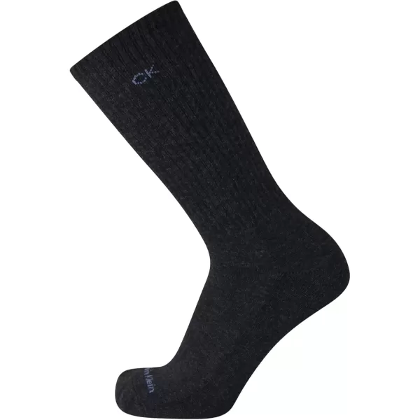 imageCalvin Klein Mens Crew Socks  12 Pack Performance Cushioned Comfort MidCalf Socks  Athletic Socks for Men Sizes 712Heather Assorted