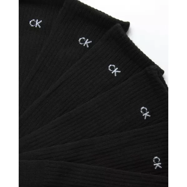 imageCalvin Klein Mens Crew Socks  12 Pack Performance Cushioned Comfort MidCalf Socks  Athletic Socks for Men Sizes 712Pure Black