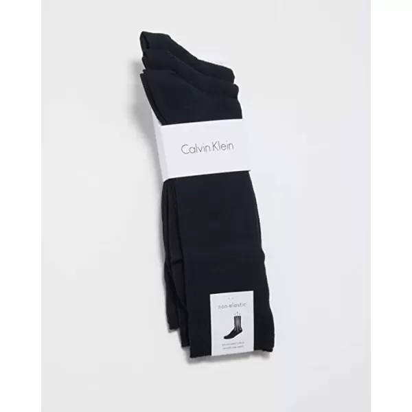 imageCalvin Klein Mens Dress Socks  3 Pack Patterned Crew SocksNavy