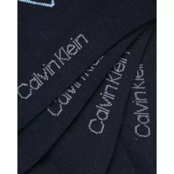 imageCalvin Klein Mens Dress Socks  Lightweight Cotton Blend Crew Socks 8 PairsNavy Argyle