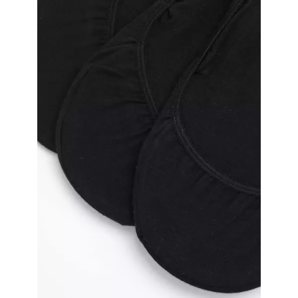 imageCalvin Klein Mens No Show Socks  6 Pack Soft Cotton Blend Invisible Liners Loafer Socks for Men with Heel Grip Size 712Black