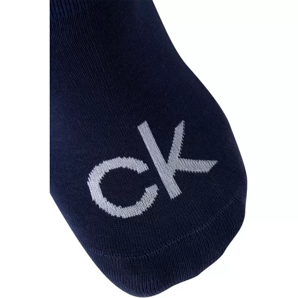 imageCalvin Klein Mens Socks  No Show Sneaker Liner Socks 3 PairsBlue