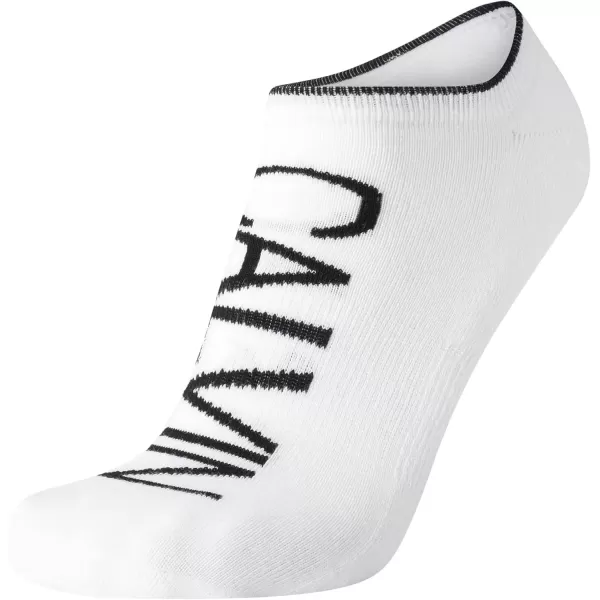 imageCalvin Klein Mens Socks  No Show Sneaker Liner Socks 3 PairsSolid White