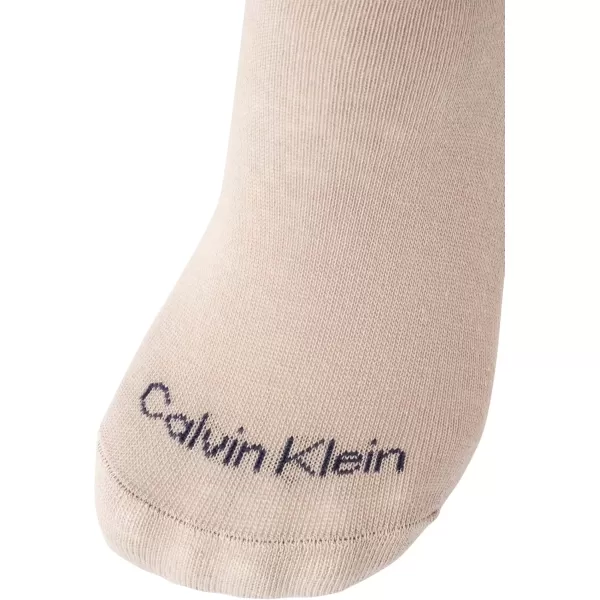 imageCalvin Klein Mens Socks  No Show Sneaker Liner Socks 3 PairsTan Multi