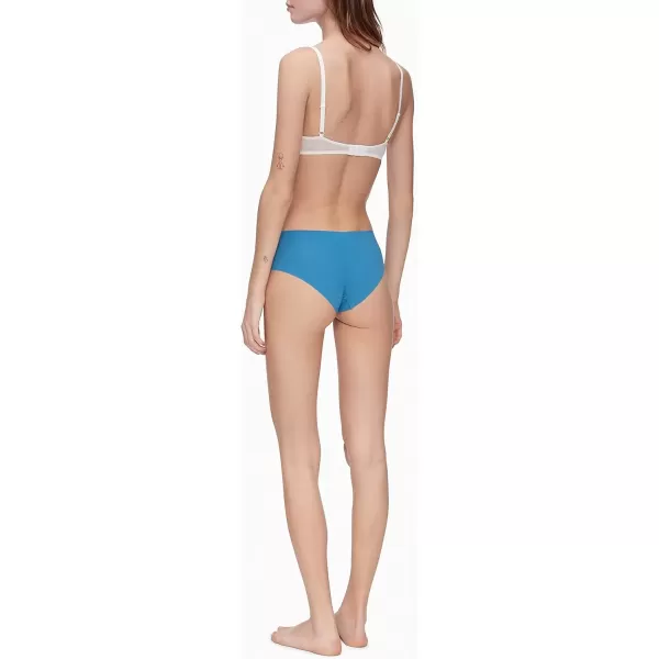 imageCalvin Klein Womens Invisibles Hipster Multipack PantyTapestry TealBuff BeigeBlack