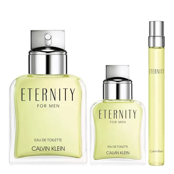 imageCalvin Klein Eternity Eau de Toilette  Fougre Mens Cologne  With Notes of Mandarin Sage Cedarwood ampamp Amber  Luxury Perfumes for Men  Long Lasting Fragrance3 piece 33 Fl Oz  1 Fl Oz  033 Fl Oz