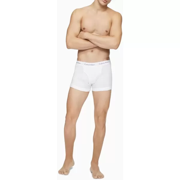 imageCalvin Klein Mens Cotton Classics 5Pack TrunkNatural Gray  Grey Heather  White  Night Sky  Ponderosa Pine
