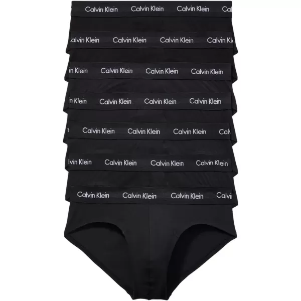 imageCalvin Klein Mens Cotton Stretch 7Pack Hip BriefBlack