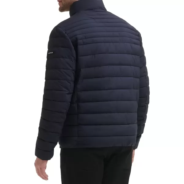 imageCalvin Klein Mens Full Zip Down Puffer CoatPackable True Navy