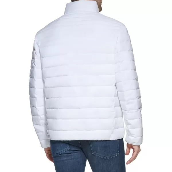 imageCalvin Klein Mens Full Zip Down Puffer CoatPackable White