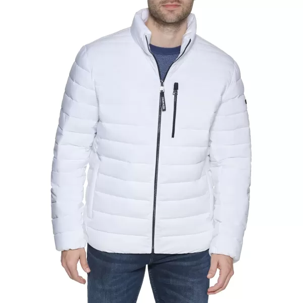 imageCalvin Klein Mens Full Zip Down Puffer CoatPackable White