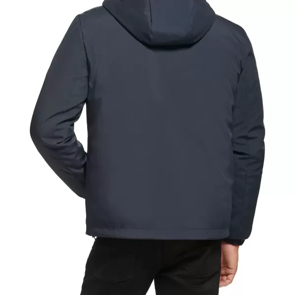 imageCalvin Klein Mens Hooded WindbreakerClassic Hooded Navy