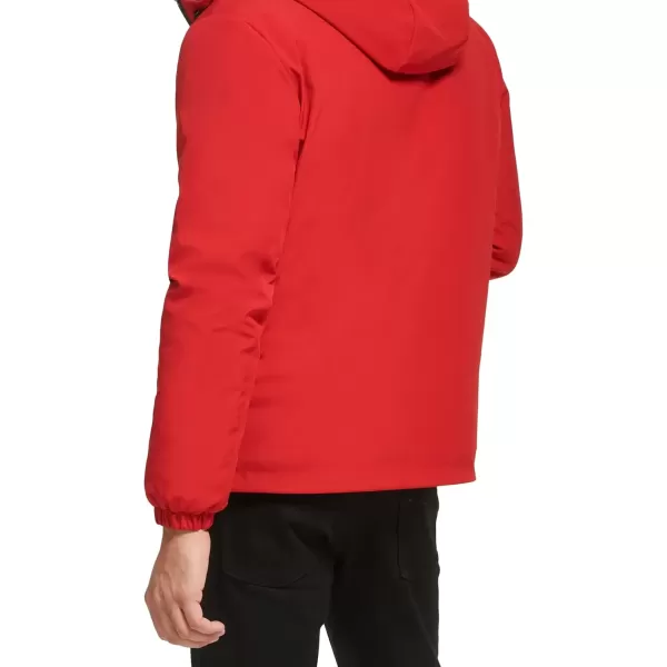 imageCalvin Klein Mens Hooded WindbreakerClassic Hooded True Red