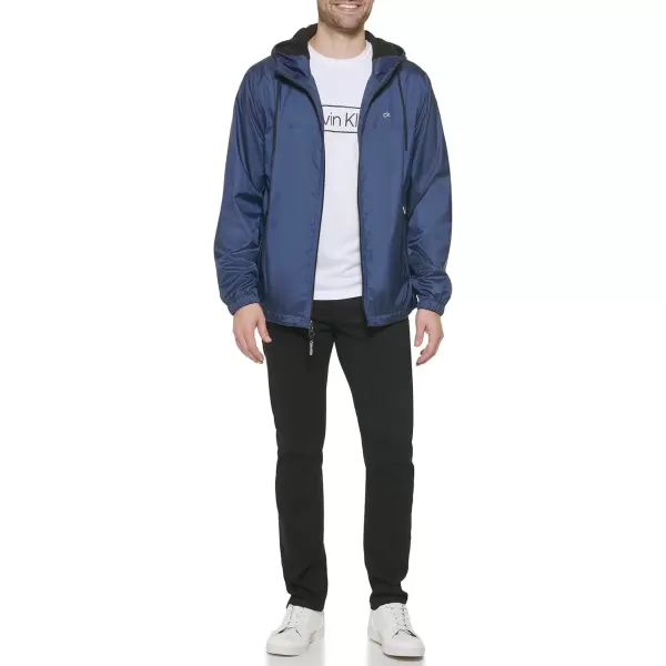 imageCalvin Klein Mens Hooded WindbreakerWindbreaker Navy