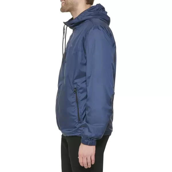 imageCalvin Klein Mens Hooded WindbreakerWindbreaker Navy