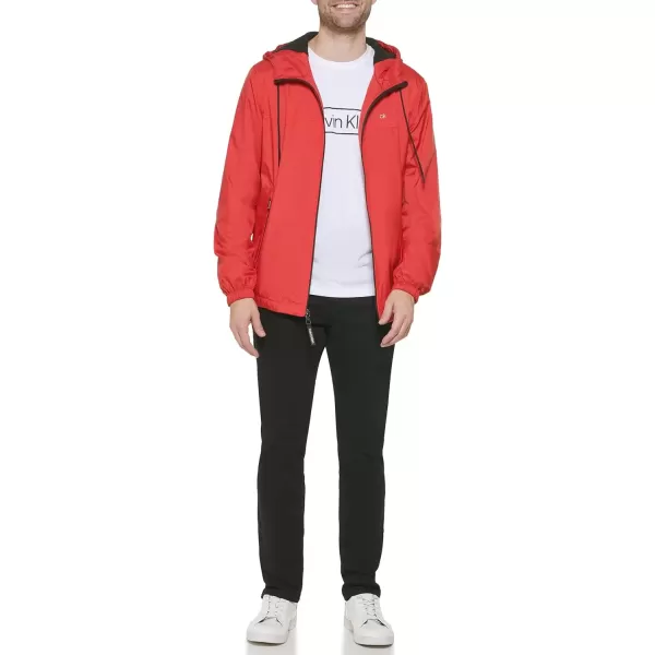 imageCalvin Klein Mens Hooded WindbreakerWindbreaker Red